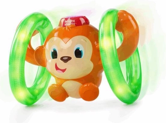 Bright Starts svjetleća glazbena majmunčica Roll & Glow, 6–36 mjeseci