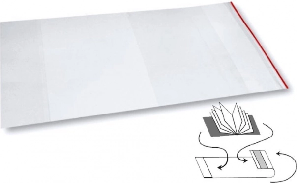 Oxybag univerzalna samoljepljiva zaštitna folija za knjige i bilježnice 262 × 500 mm