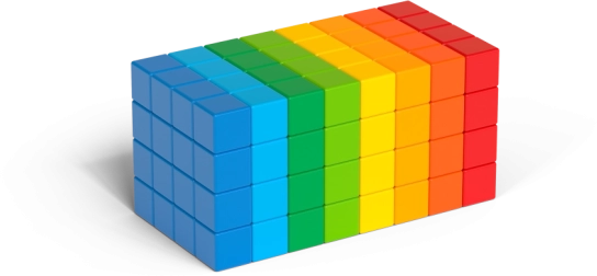 Geomag Magicube Full Color – magnetske kockice 128 dijelova