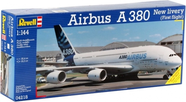 Plastični model REVELL Airbus A380 1:144 First Flight
