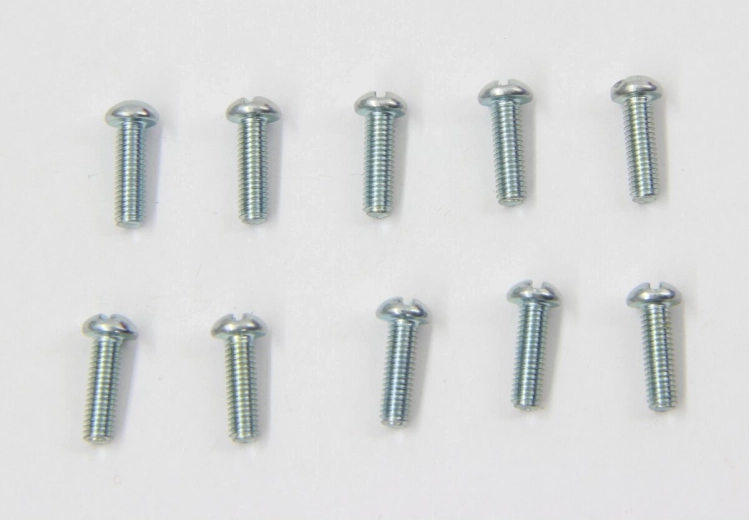 M3 × 10 mm pan head screws, 10 pieces