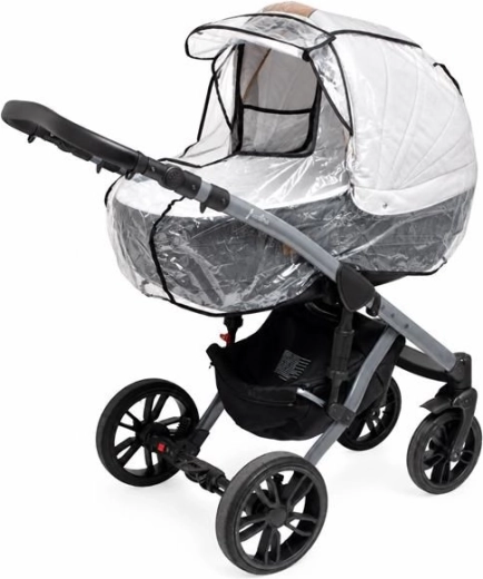 Navlaka za kišu za duboka dječja kolica New Baby Basic s prozorčićem koji se otvara