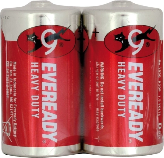 Energizer Eveready Heavy Duty Red baterije D R20 1,5 V, 2 kom
