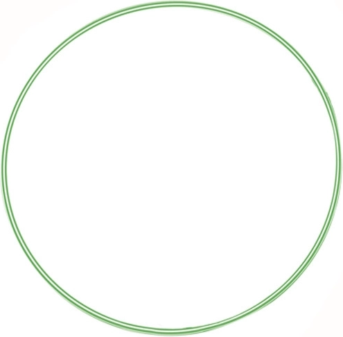 Šareni Hula Hop obruč 80 cm