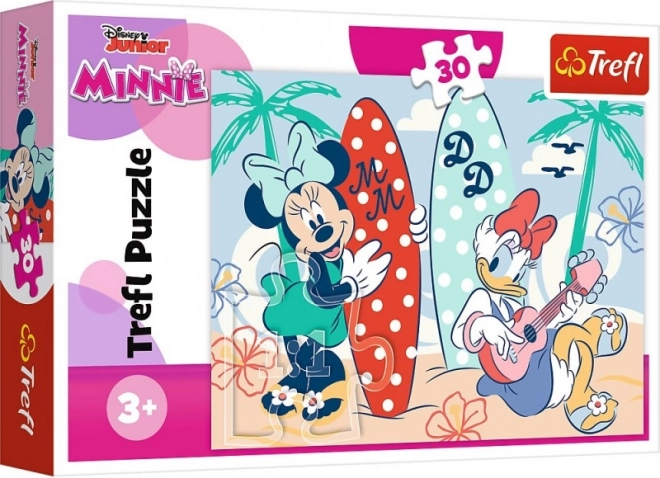 Puzzle Šarena Minnie 30 dijelova
