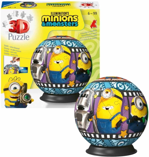 Puzzle lopta Mimoni 3