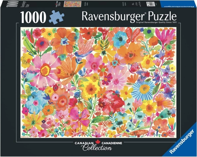 Ravensburger slagalica Canadian Collection: cvjetne ljepotice 1000 dijelova