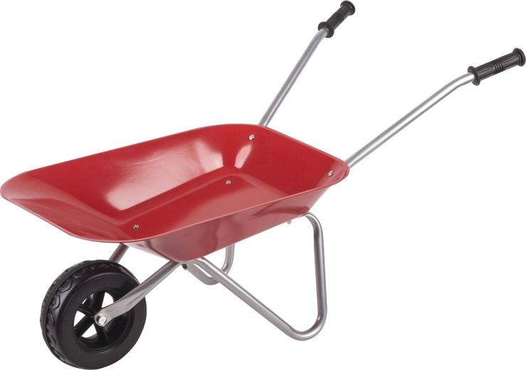 Classic World EDU Children's Metal Garden Wheelbarrow
