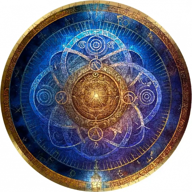 Drvene puzzle Plavi zodijak 250 dijelova WOODEN CITY