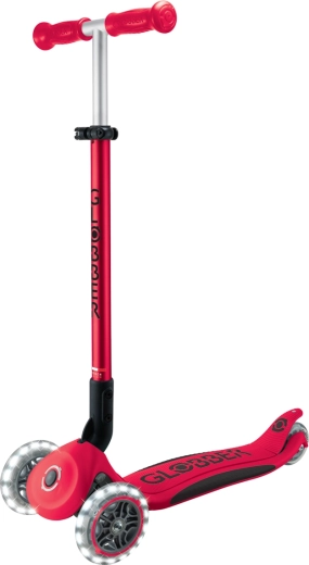 Globber Elite Lights dječji trokolni romobil crveni