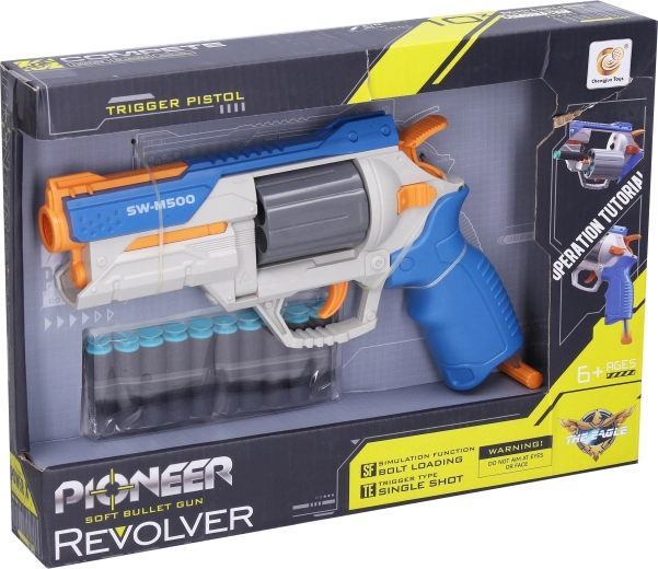 Pioneer revolver – pištolj s pjenastim mecima 25 cm