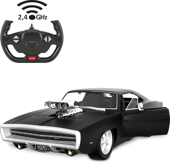 JAMARA Dodge Charger R/T 1970 RC Car 1:16 Black
