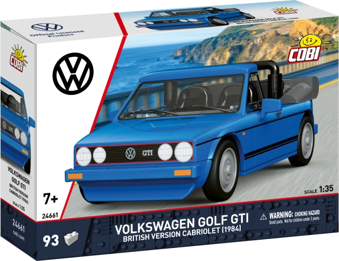 Cobi Volkswagen Golf GTI Cabriolet 1984 britanska verzija 1:35 (93 dijela)