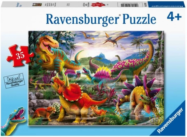 Ravensburger puzzle T‑Rex Terror 35 dijelova