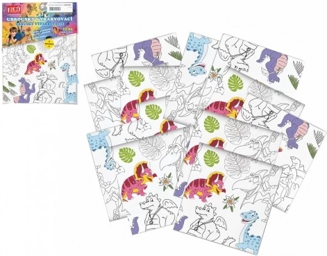 Bojanke salvete dinosauri