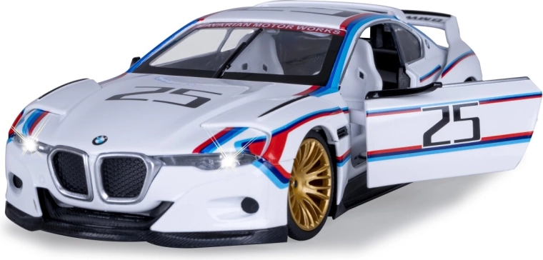 Metal BMW 3.0 CSL Hommage R Model 1:24 White