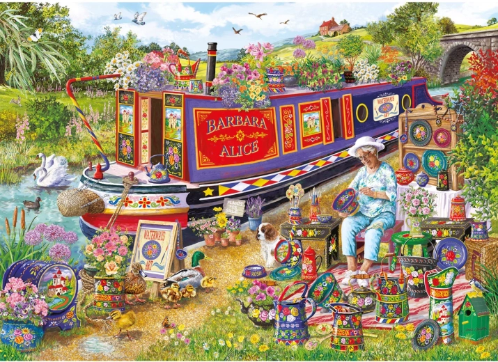 Puzzle cvjetajući brod XL 500 dijelova