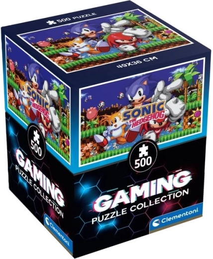 Puzzle CLEMENTONI Gaming Collection Sonic – 500 dijelova