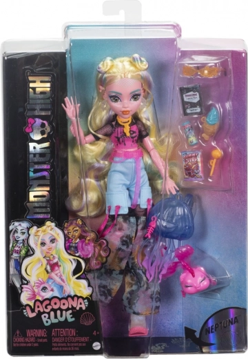 monster high lagoona blue – modna lutka s dodacima