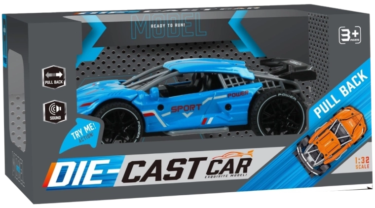 Trkaći auto 1:32 s povratnim navijanjem