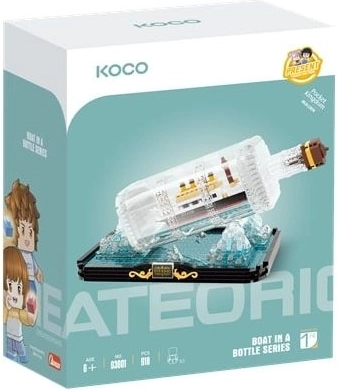 KOCO Titanic u boci – građevinski set od 918 dijelova - 1 komad