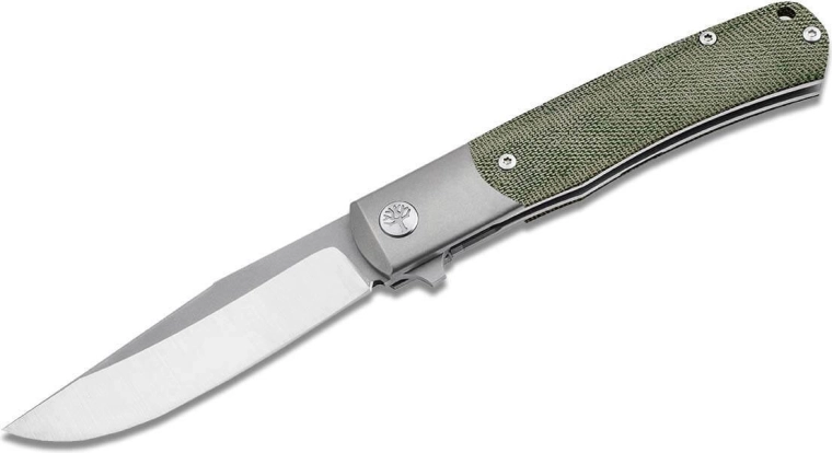 Böker Manufaktur Solingen Trapper TRPPR micarta preklopni džepni nož 8,2 cm zeleni