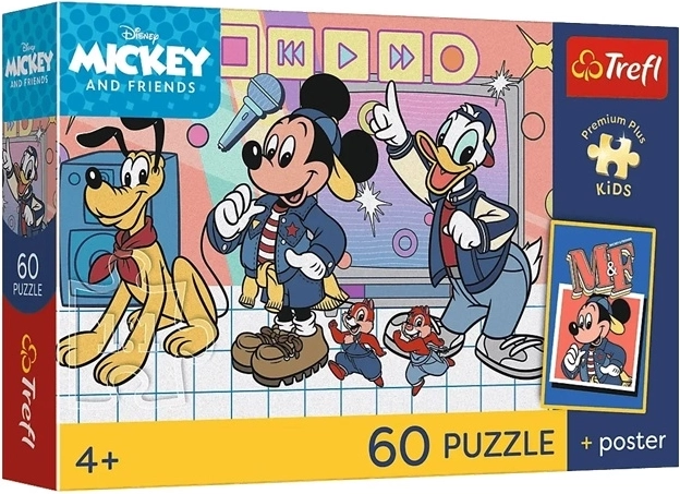 Disney Mickey Mouse – mišja ekipa – puzzle za djecu 60 dijelova