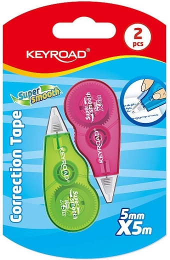 Korektivna traka KEYROAD Mini 5 mm × 5 m, 2 kom
