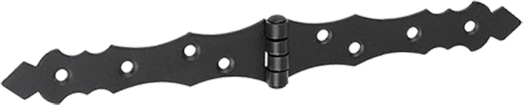 Francuska ukrasna šarka 250 × 34 × 2 mm crna