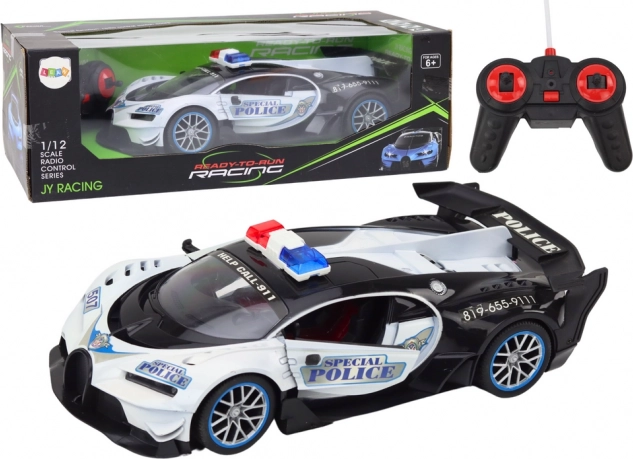 RC policijski auto 1:12 bijeli