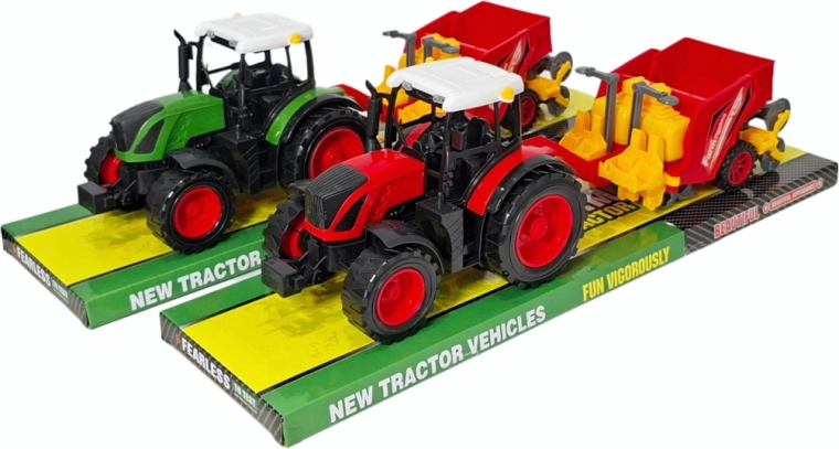 Traktor s priključnim rasipačem