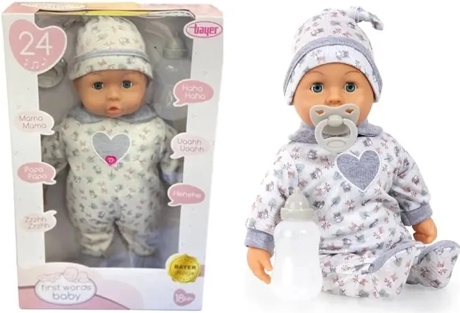Bayer Baby Doll First Words 38 cm
