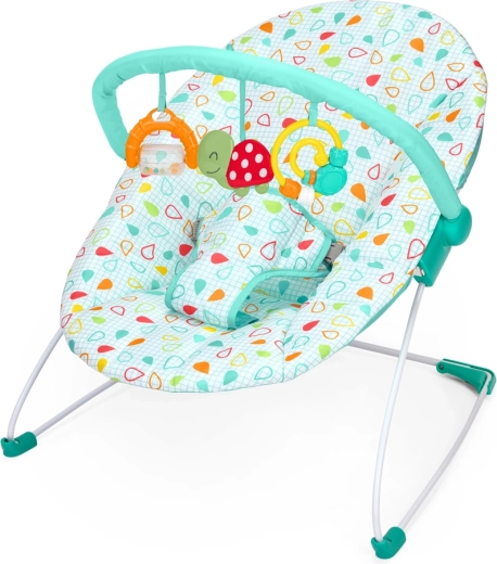 Bright Starts ležaljka s igračkama Colorful Confetti Bouncer od rođenja