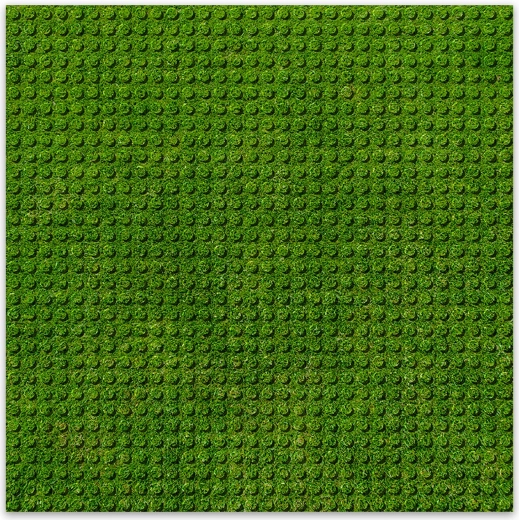 BRIXIES Plus dizajnerska građevna podloga trava 25,5 x 25,5 cm