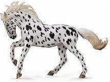 COLLECTA Kobila Knabstrupper - crni leopard