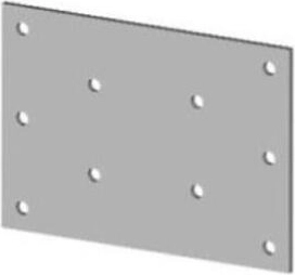 Spojna ploča 70 × 70 mm pocinčani čelik