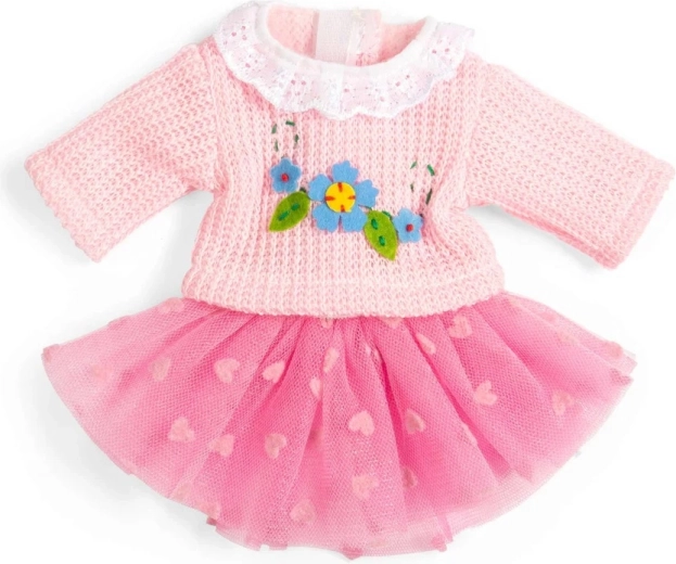 Bigjigs Toys ružičasta suknja od tila i pulover za lutku 28 cm