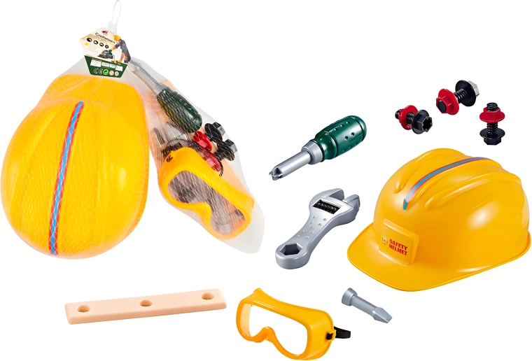 Dječji set alata s zaštitnom kacigom Sparkys