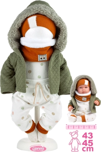 Odjeća za lutku New Born 43–45 cm – 6-dijelni set