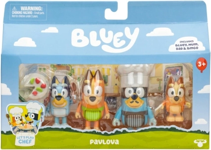 Set figurica Bluey Vrijeme za desert - 4 komada