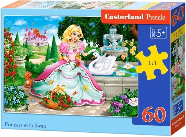 Puzzle od 60 dijelova - Princeza s labudom