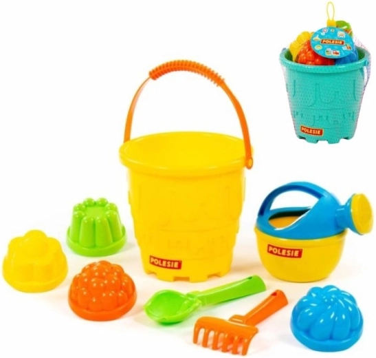 Set za pijesak – velika kanta u obliku dvorca s lopaticom
