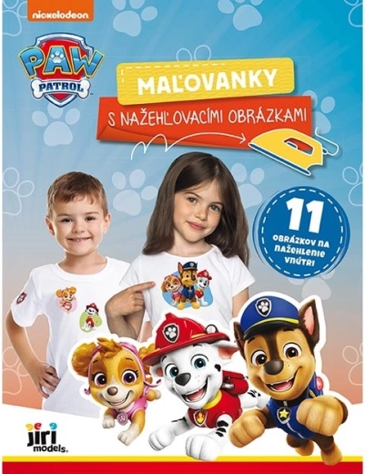 Bojanke s naljepnicama za glačanje PAW PATROL