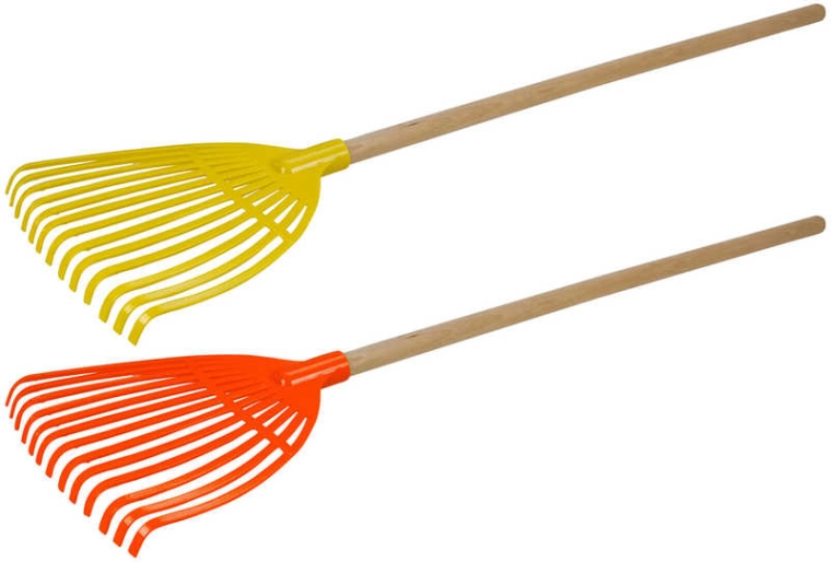 Vrtni grablje za djecu s drvenom ručkom Lena