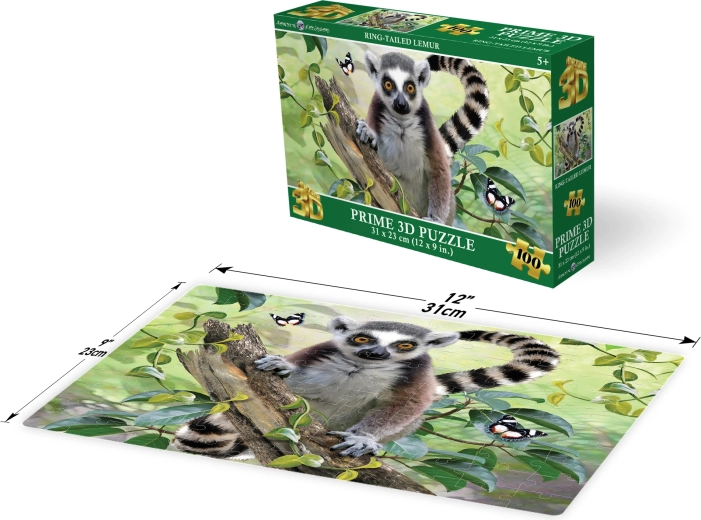 3D puzzle lemur 100 dijelova