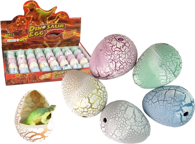 Izlijevajuće Magično Jaje Dinosaura 4 cm Bijelo
