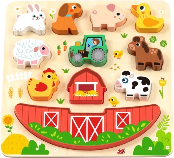 2Kids Toys balansirajuća slagalica Farma 2 u 1