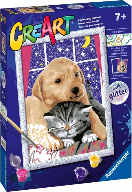 CreArt Fluffy Friends – slikanje po brojevima