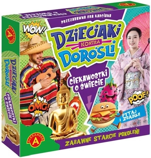 Djeca protiv odraslih: Zanimljivosti o svijetu – obiteljska kartaška igra