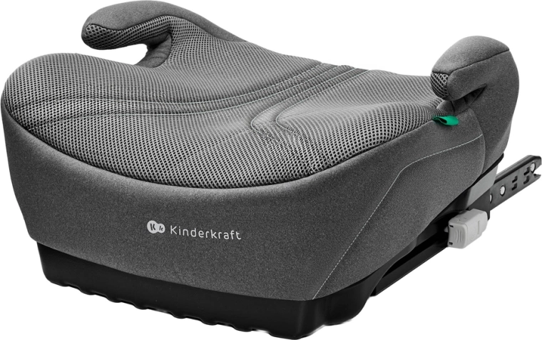 Kinderkraft booster sjedalica i-Boost 2 Pro i-Size 125–150 cm siva